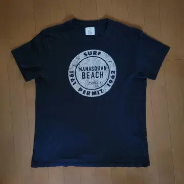 J.Crew 맨 아스카 비치 티셔츠 M 네이비
