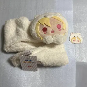 앙스타 흰 곰 머플러 니토 나즈나