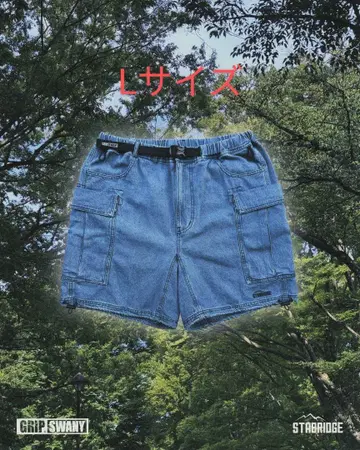L 사이즈 STABRIDGE GRIP SWANY DENIM SHORTS