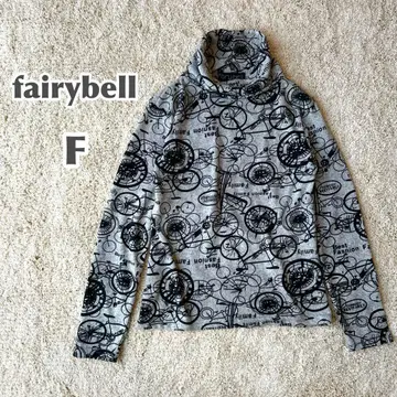 fairybell 페어리벨 긴팔 티셔츠 상의 (F) 올 패턴 그레이