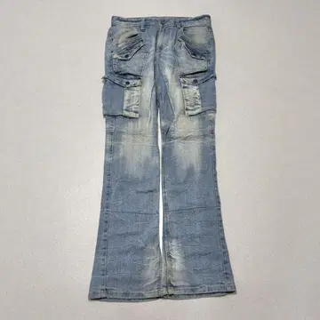 gimmick denim cargo pants Y2K 오빠 헤이세이 갸루
