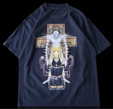 '미사미사' bootleg double side print tee