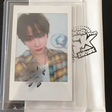 BOYNEXTDOOR 태산 친필 사인 인스턴트 사진 KNOCK