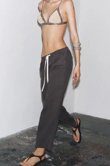ZARA ZWCOLLECTION 조거 팬츠 그레이 xs