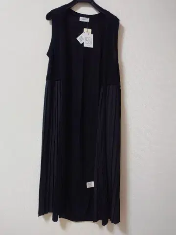 미사용 LASUD 블랙 롱베스트