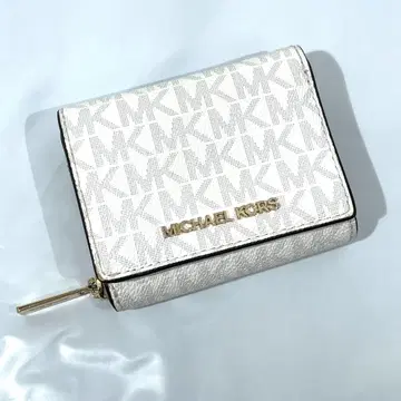 MICHAEL KORS 마이클코어스 3단 폴더형 지갑 화이트