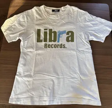 Libra Records 화이트 티셔츠 L 사이즈