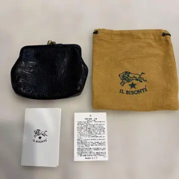 IL BISONTE 블랙 코인 케이스