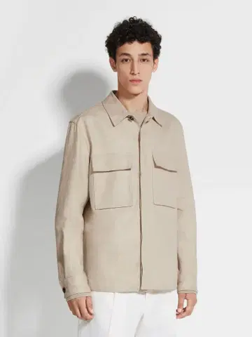 새상품 ZEGNA 제냐 OASI LINO 린넨 오버 셔츠