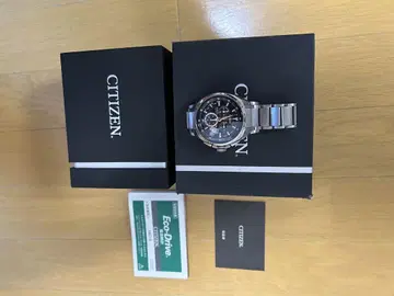 CITIZEN ATTESA Eco-Drive 크로노그래프 블랙