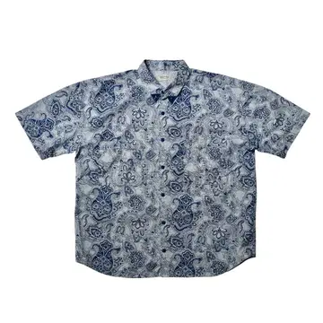 레어 TENDERLOIN B.D SHT S/S PRINT BLUE M