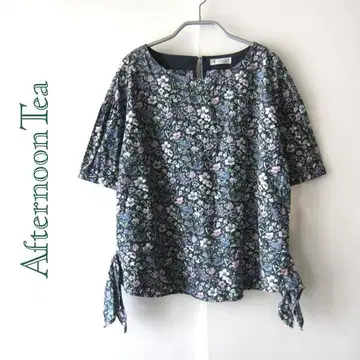 새상품급 Afternoon Tea 꽃무늬 풀오버 블라우스