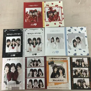 로코마코아코 스티커 사진풍 브로마이드 5장 (낱개 판매 가능)