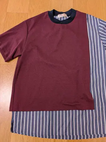 컨디션 최상 컬리 CULLNI 도킹 절개 셔츠 티셔츠 사이즈 1