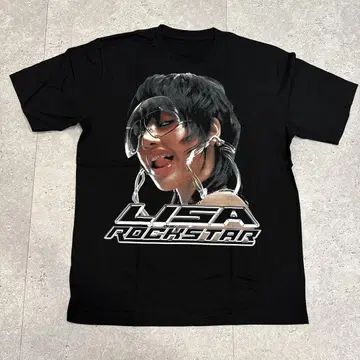 BLACKPINK LISA ROCKSTAR 티셔츠 XL 상당