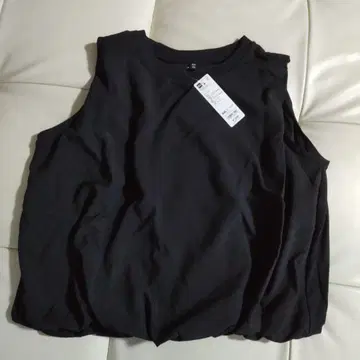 GU 버블 헴 풀오버 XXL 블랙