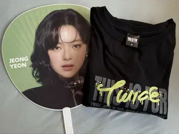 TWICE THIS IS FOR 투어 티셔츠 부채