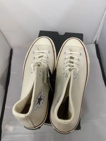 CONVERSE ALL STAR 하이컷 스니커즈 크림 26cm