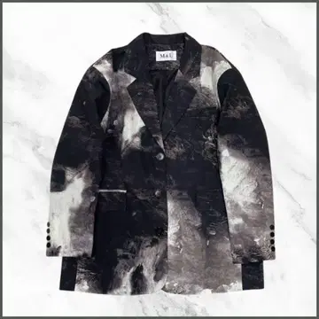 M&L 테일러드 자켓 추상 패턴 vintage 아카이브