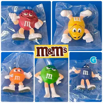 M&M'S 엠앤엠즈 피규어 아메리칸 5개 세트 No.G