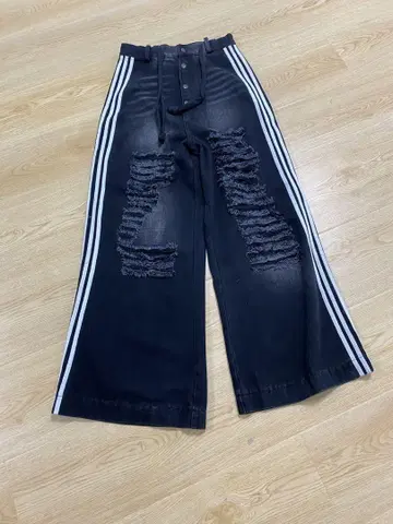 YORI SPORT 요리 스포츠 5STRIPE DENIM / BLK 28