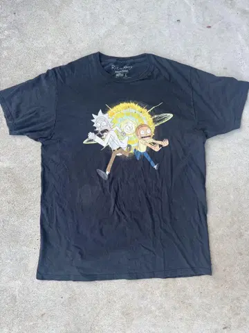 빈티지 90s 00s Rick and Morty 공식 티셔츠 L 사이즈