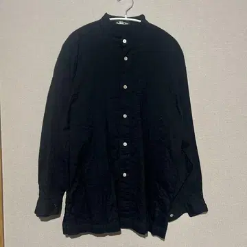 ISSEY MIYAKE 블랙 긴팔 셔츠