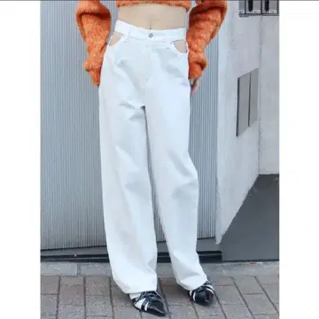 EVRIS 데님 오픈 허리