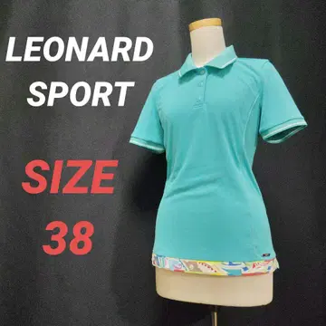 LEONARD SPORT 레오나르 피케 셔츠 로고 여성용 38