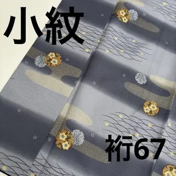 기모노 화장 67 코몬 화학 섬유 멋진 원단 패턴 U-7993
