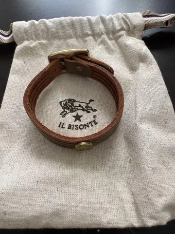IL BISONTE 가죽 팔찌
