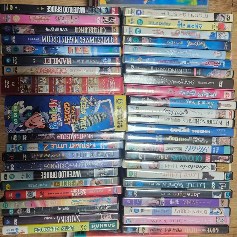 고전영화, 애니메이션 dvd, 비디오