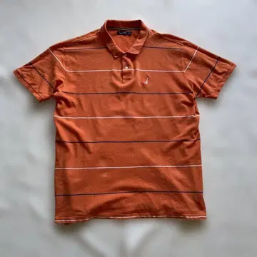 NAUTICA 피케 셔츠 오렌지 Bboy 빅 사이즈