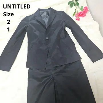 [ 세련된 UNTITLED ] 블랙 스커트 셋업 사이즈 2 1