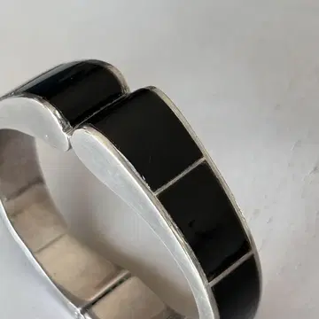 Vintage Onyx Cuff Bracelet