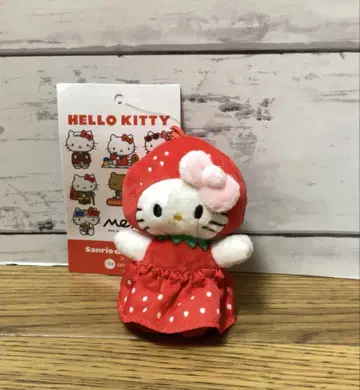 Me% HELLO KITTY 토이 키링 4 딸기 마스코트 참