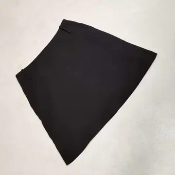 양호 ZARA 스커트 미니 타이트 벨트 고리 뒷지퍼 블랙 M