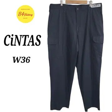 CiNTAS 카고 팬츠 워크 팬츠 배기 팬츠 네이비 빅 W36