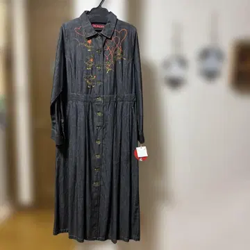 새상품 알베로베로 데님 원피스 드럭 스토어 오레보레보라토쿠코 좋아하는 분