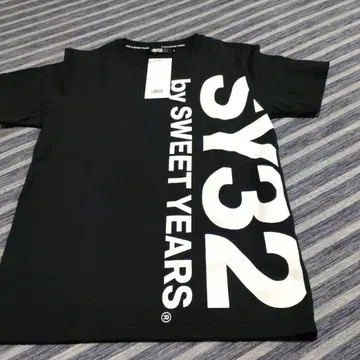 SY32 by SWEET YEARS 티셔츠 S 사이즈 블랙/화이트