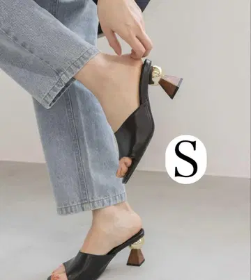 RANDA 란다 힐 컨셔스 뮬 샌들 S