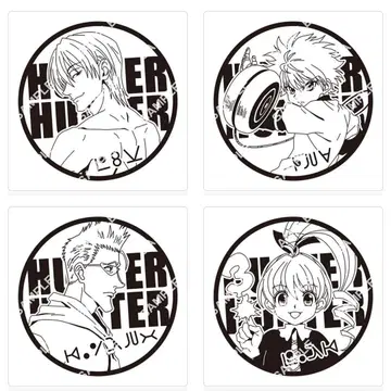 HUNTER x HUNTER 빅 러버 코스터 G I 편 4매 세트