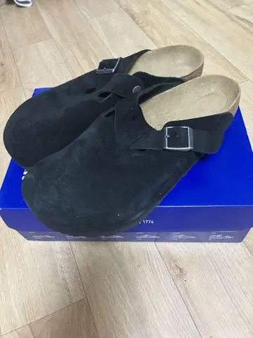 미사용 새상품 BIRKENSTOCK 보스턴 Boston 블랙 43