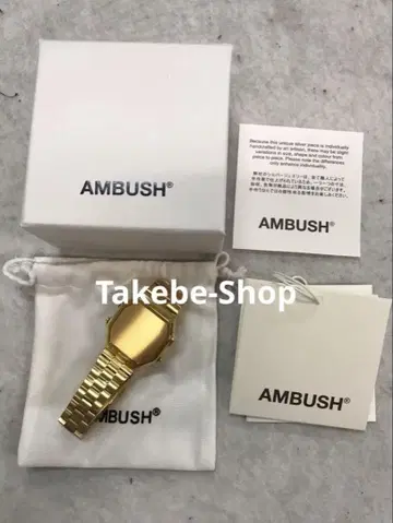 Ambush 시계형 팔찌 Gold