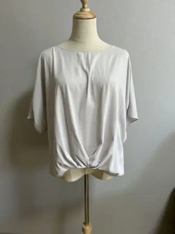 언타이틀 빅 사이즈 드레이프 돌먼 블라우스 셔츠 풀오버