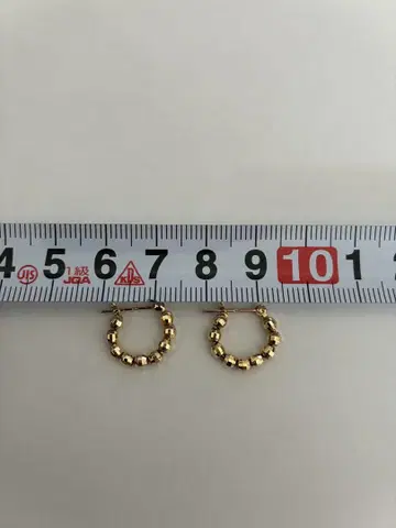 새상품급 K10 미러볼 후프 귀걸이