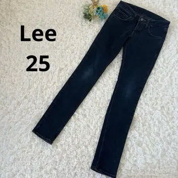 Lee 리 스키니 데님 팬츠 블루 데님 25