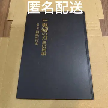 극장판 귀멸의 칼날 무한성편 제1장 아카자 재림 팜플렛 최초 한정판