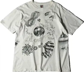 1990's 'Mc.Escher' S/S 90년대 티셔츠 구제 의류
