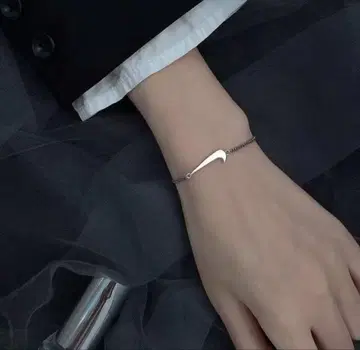 Nike 실버 925 체인 팔찌